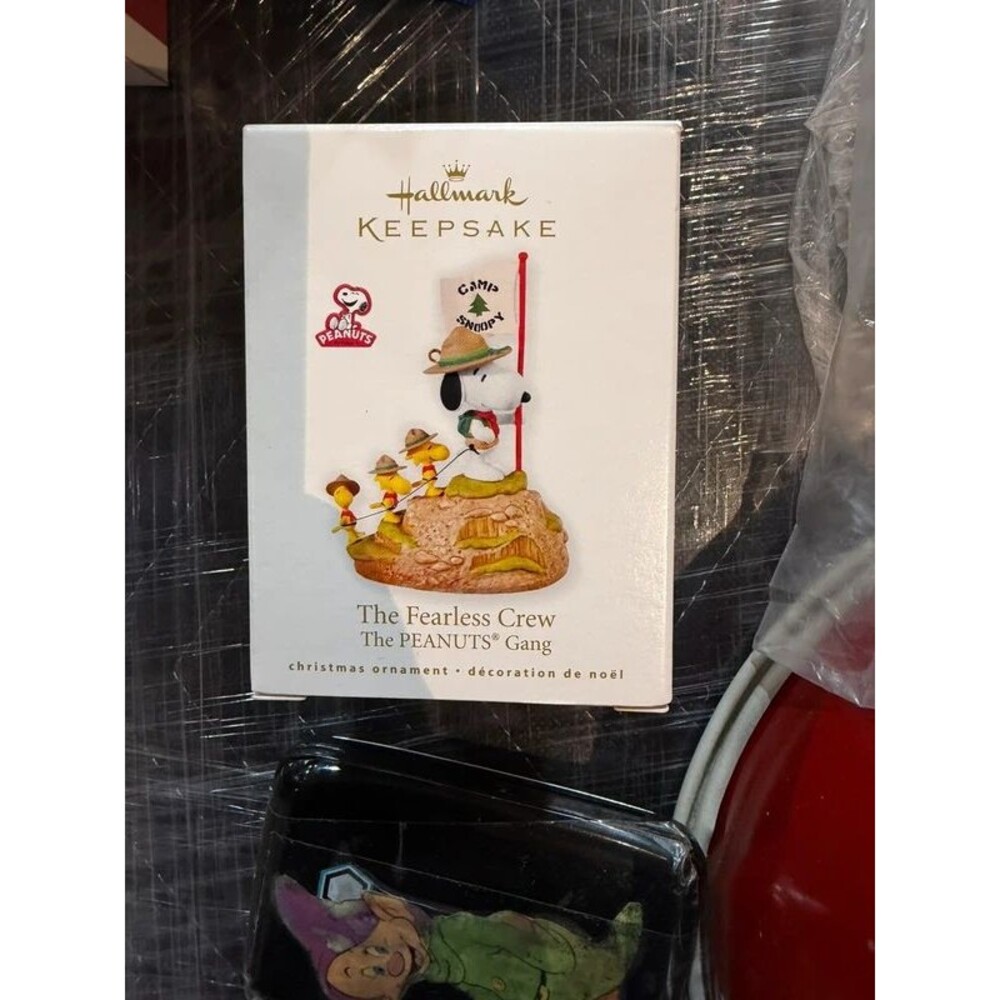 2010 Hallmark Keepsake Peanuts Snoopy The Fearless Crew Ornament QXI2006 Boxed